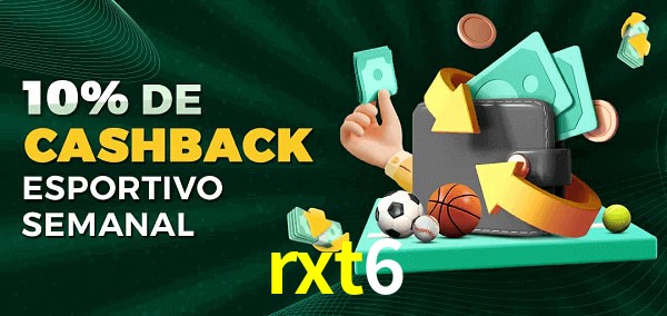10% de bônus de cashback na rxt6